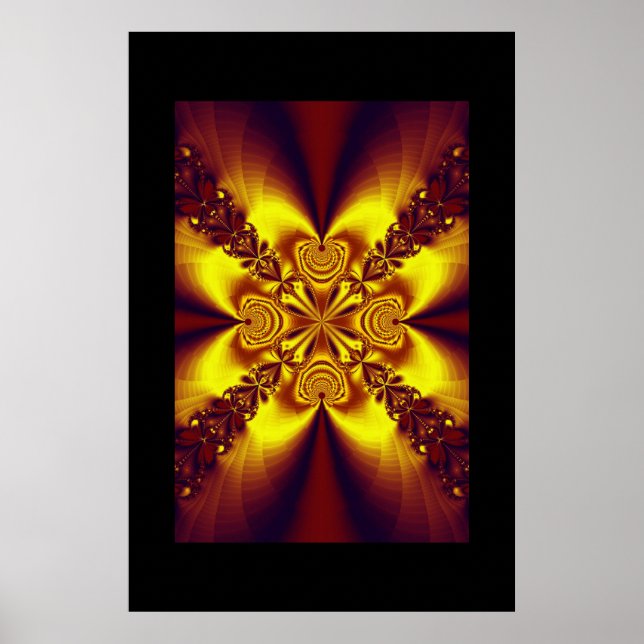 Fractal Mandala 6 Poster (Framsidan)