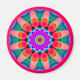 Fractal Mandala Magnet