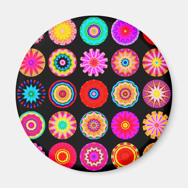 Fractal Mandalas Magnet (Framsidan)