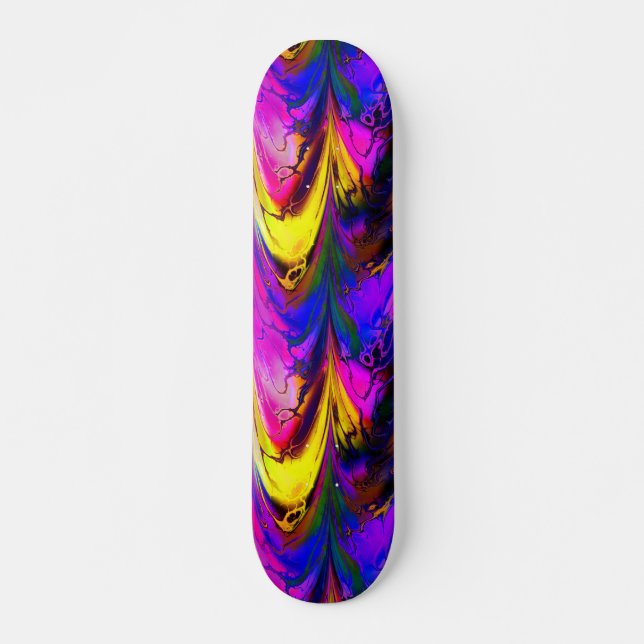 Fractal Marble7A Skateboard Bräda 21,5 Cm (Framsida)