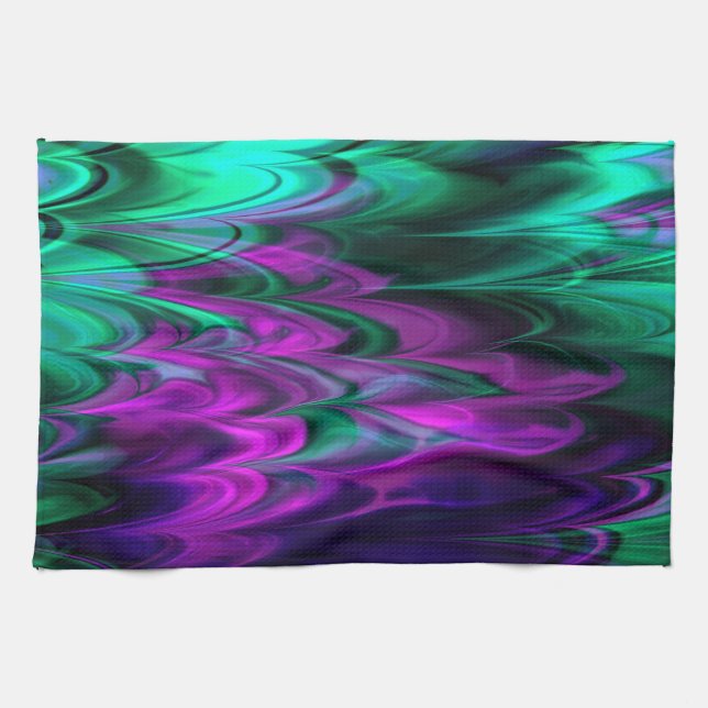 Fractal Marble 4-2 Kitchen Towel Kökshandduk (Horisontell)