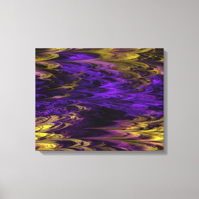 Fractal Marble 4-5 Wrapped Canvas (Framsida)