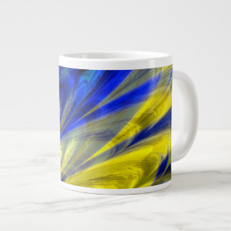 Fractal Marble 4-6 Jumbo Mugg