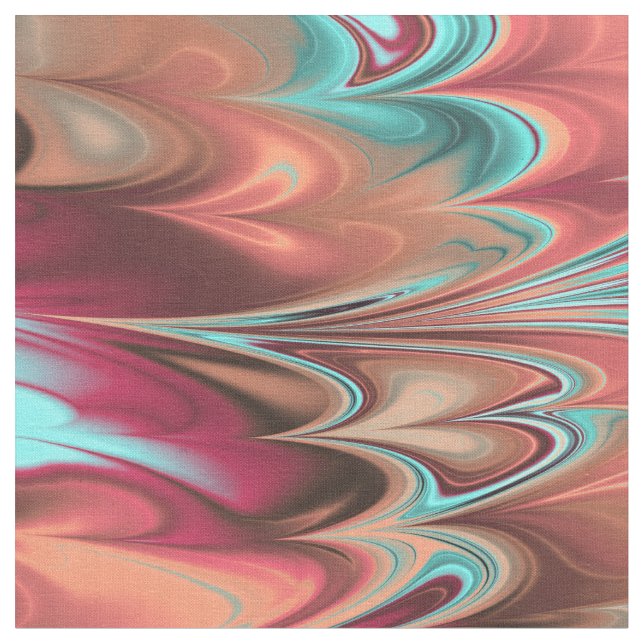 Fractal Marble 6-1 Tyg (Närbild)