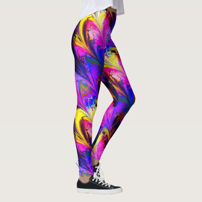 Fractal Marble 7A Leggings (Höger)