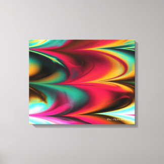Fractal Marble 8-1 Wrapped Canvas