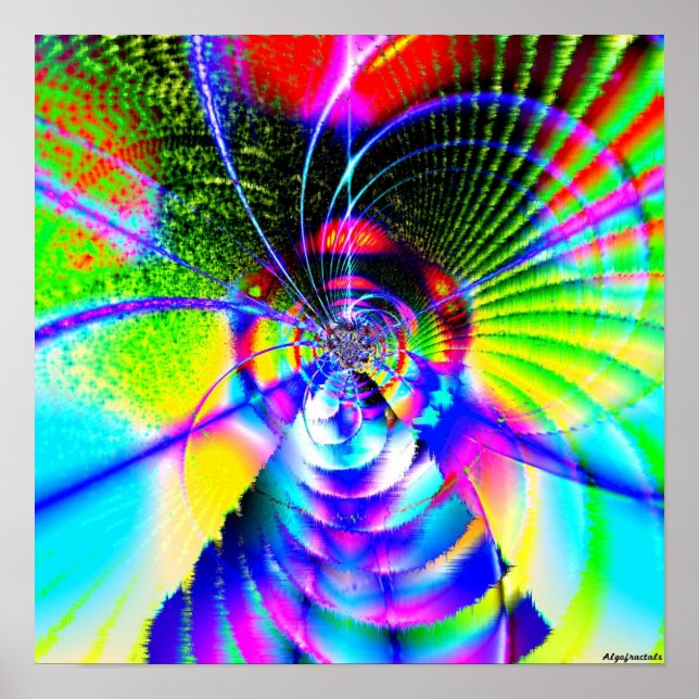 Fractal Maze 5c Poster (Framsidan)