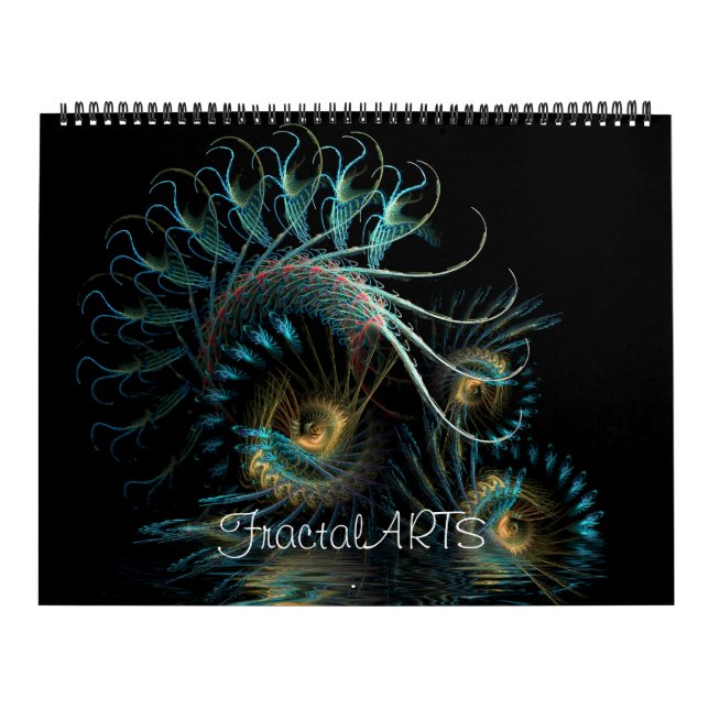 Fractal MiX ARTS 12 månaders väggkalender Kalender (Omslag)