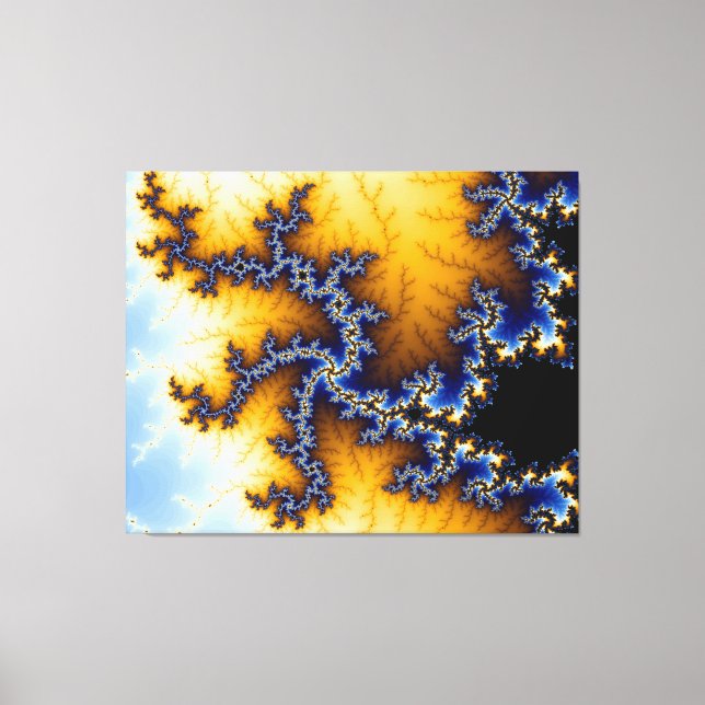 Fractal mönster canvastryck (Framsida)