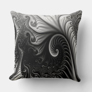 Fractal Mönster Dekorativ kudde