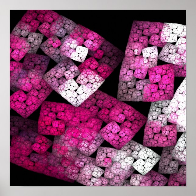 Fractal Mönster poster (Framsidan)