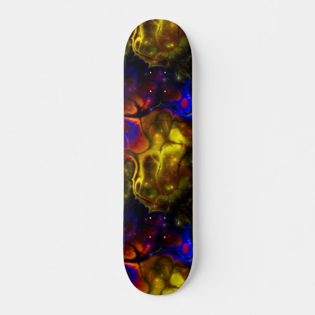 Fractal Nebula 2-2 Skateboard (Framsida)