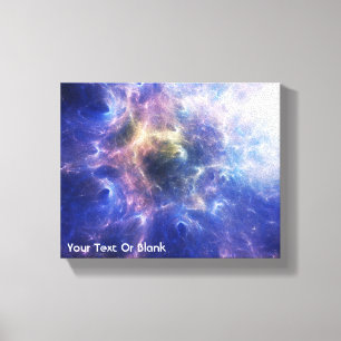Fractal Nebula Canvastryck