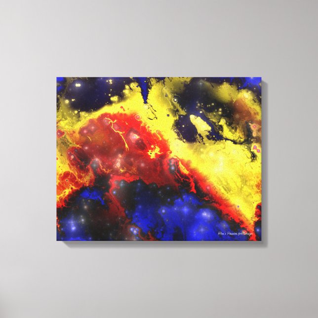 Fractal Nebulae 1 Wrapped Canvas (Framsida)