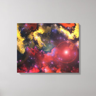 Fractal Nebulae 5, omslagen arbetsyta Canvastryck