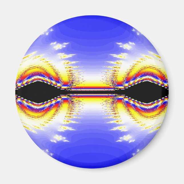 Fractal Ögon Magnet (Framsidan)