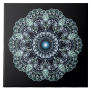 Fractal orienterritation kakelplatta
