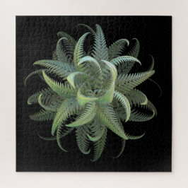 Fractal Ormbunksblomning Pussel