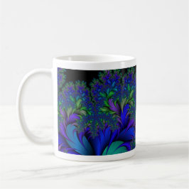 Fractal Peacock Ore 2 Kaffemugg