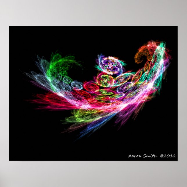 Fractal Phoenix Poster 16 x 20 (Framsidan)