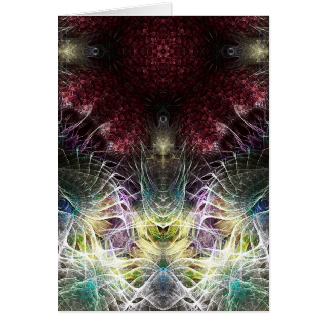 Fractal Prince-kort Hälsningskort (Framsidan)