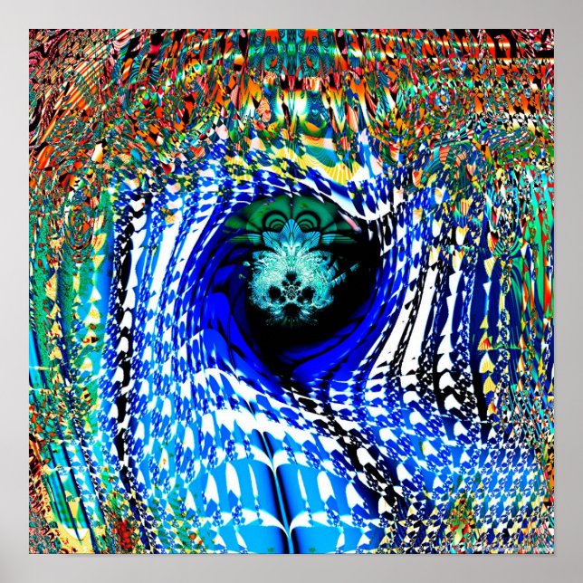 Fractal projektion 2.7a poster (Framsidan)