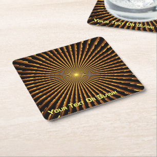 Fractal Pulsar Underlägg Papper Kvadrat