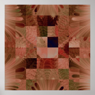 Fractal Quilt, Kanvastryck Poster