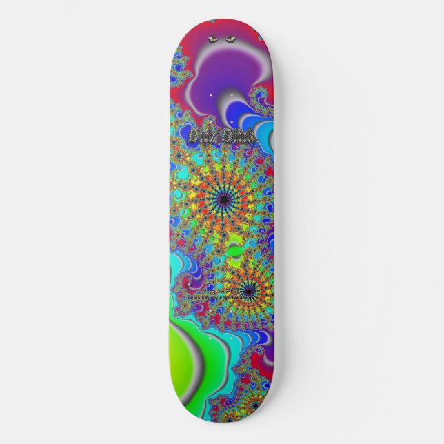 Fractal R~14 Triptych #1 Sick Stick Pro Skateboard (Framsida)