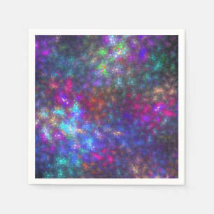 Fractal Rainbow Pappersservett