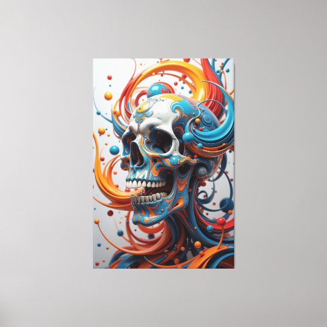 Fractal Reborn Canvastryck (Framsida)