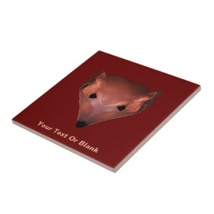 Fractal Red Fox Kakelplatta