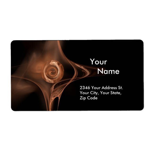 FRACTAL RO 1 Brun svart Fraktsedel (Framsidan)