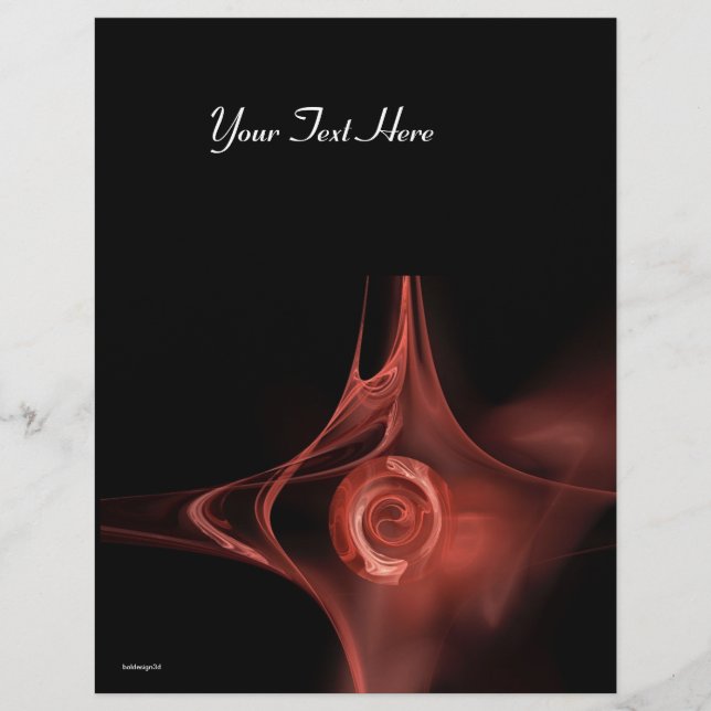 FRACTAL RO 3 mjuk antik röd Reklamblad (Framsidan)