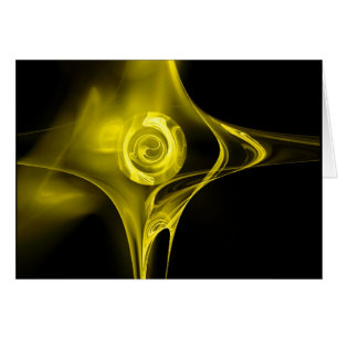 FRACTAL RO , gultens lila Hälsningskort