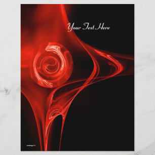 FRACTAL RO klarröd svart Reklamblad