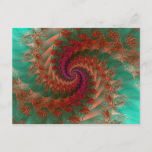 Fractal roligt52 vykort