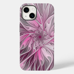 Fractal Rosa Flower Dream, Blommigt Fantasy Mönste