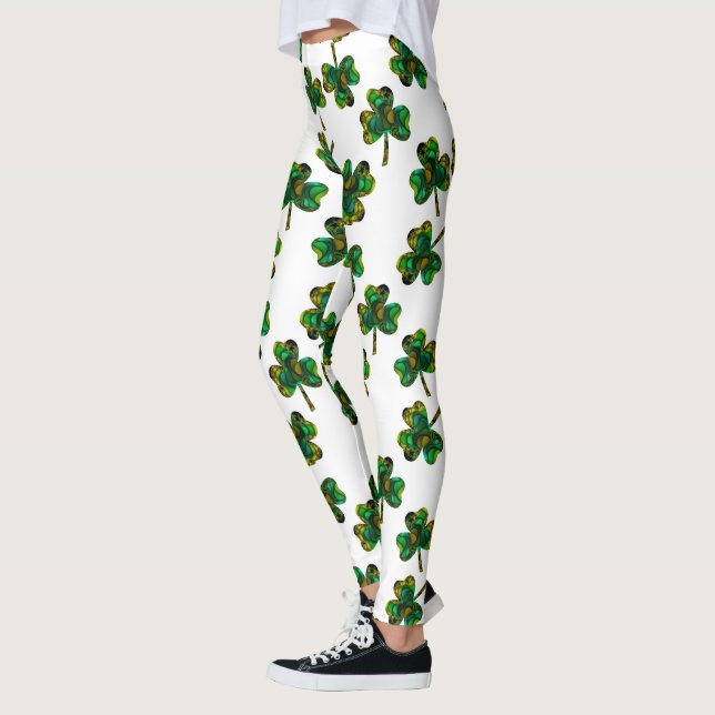 Fractal Shamrock Leggings (Vänster)