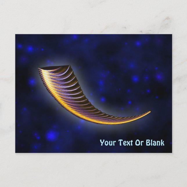 Fractal Shofar Vykort (Framsida)