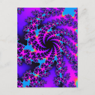 Fractal skönhet vykort