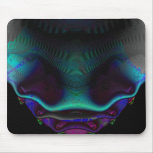 Fractal Skull Mousepad Musmatta