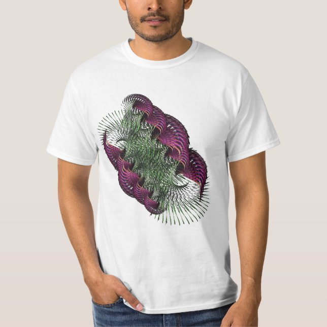 Fractal snäcka T-Shirt (Framsida)