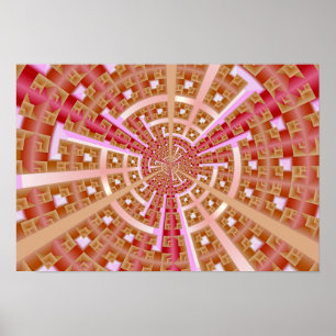 Fractal Space-portal Poster