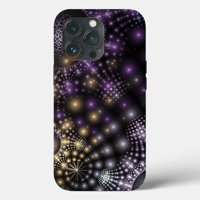 Fractal Sphere Art Mandala Universe iphone case (Baksida )