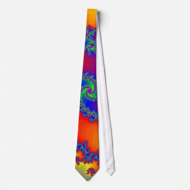 Fractal Spiral: Necktie / Tie Slips (Framsida)