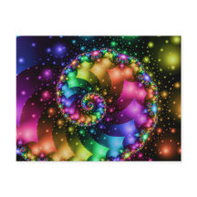 Fractal Spiral Rainbow Nebula