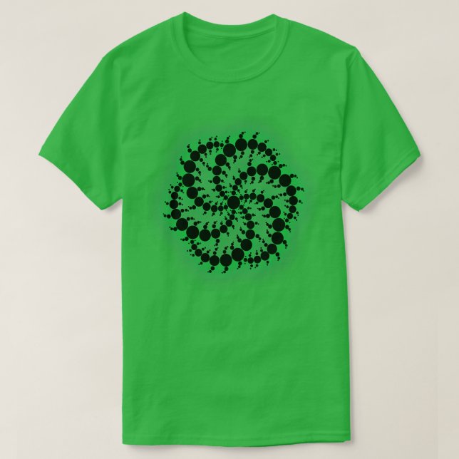 Fractal Spiral T Shirt (Design framsida)