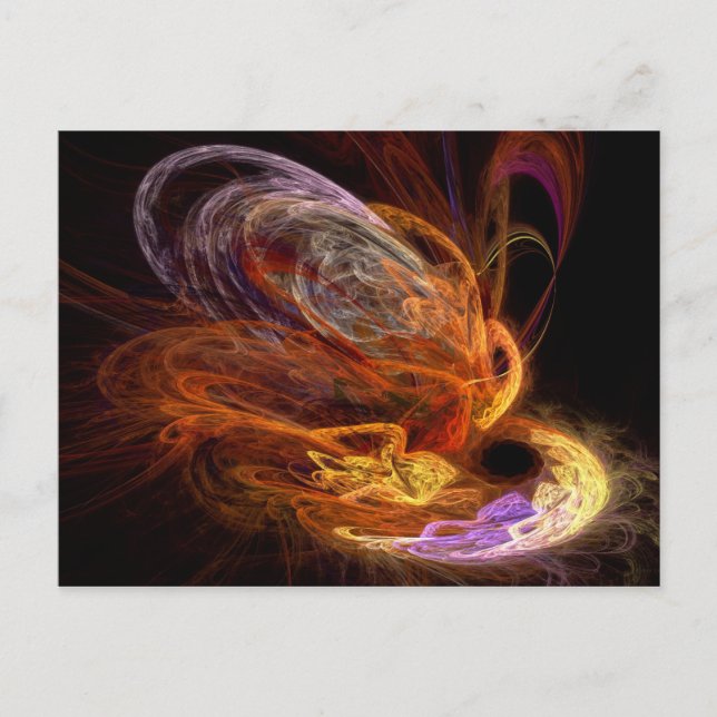 Fractal - Stiga upp för foenix Vykort (Framsida)