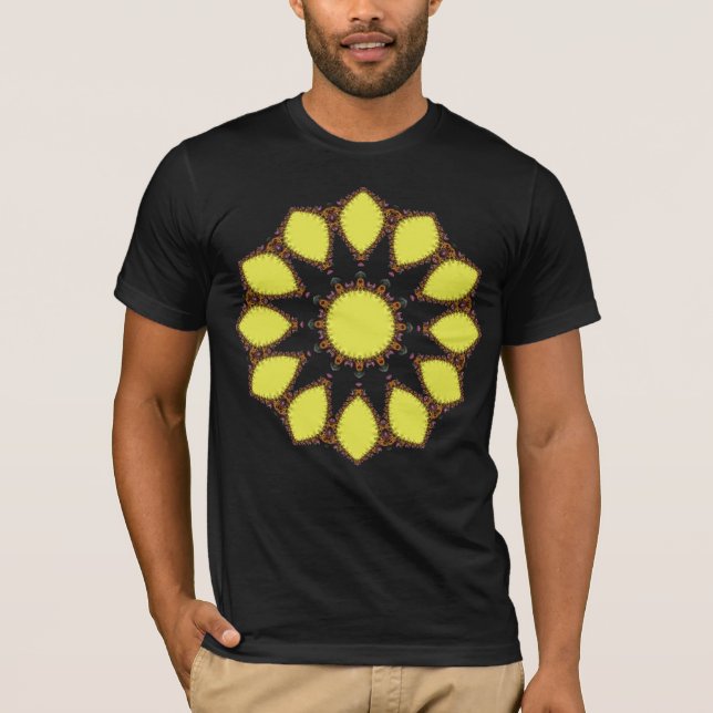 Fractal Sun Flower Tröja (Framsida)